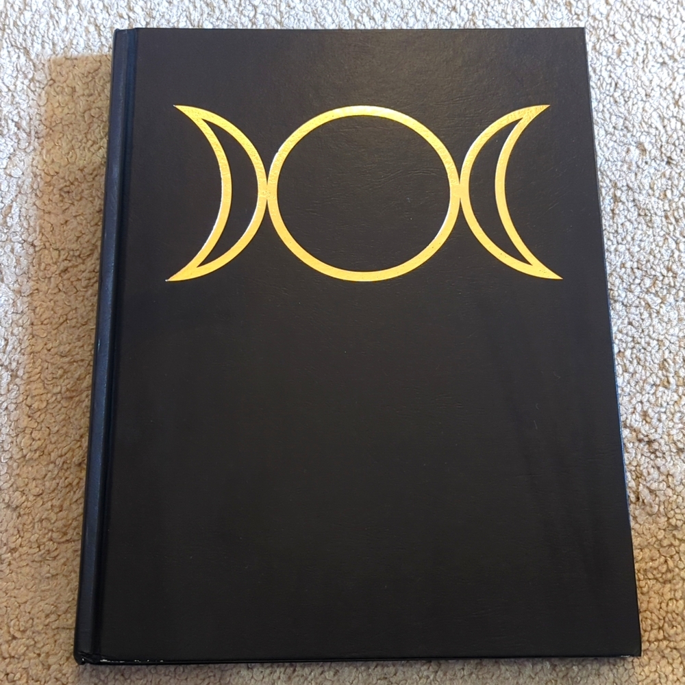 Triple Moon Goddess hardcover notebook